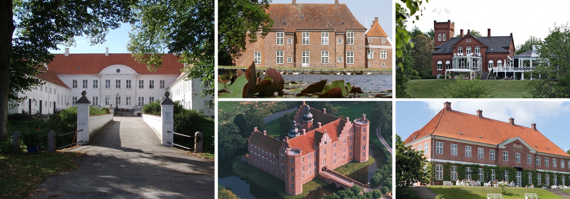 Find Danish castles and manors